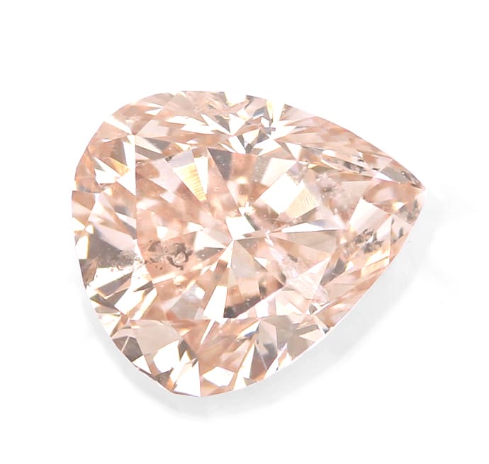 Foto 2 - 1,03 Fancy Pinkish Bronw Rosa Violett HRD Diamant Pear, D6110