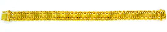 Foto 2 - Gelbgold-Armband Teilgraviert Topmodern 14K, K2854
